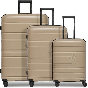 Redolz Essentials 11 4 Rollen Kofferset 3-teilig mit Dehnfalte Redolz Essentials 11 4 Rollen Kofferset 3-teilig mit Dehnfalte