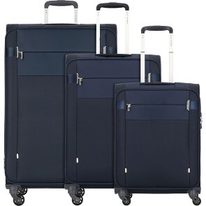 Samsonite Citybeat 4 Rollen Kofferset 3-teilig mit Dehnfalte