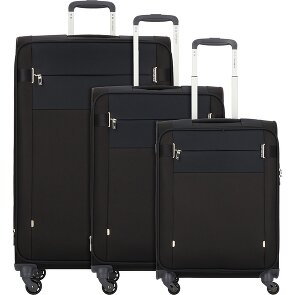 Samsonite Citybeat 4 Rollen Kofferset 3-teilig mit Dehnfalte