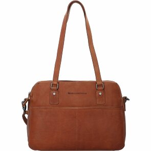 The Chesterfield Brand Wax Pull Up Schultertasche Leder 34 cm