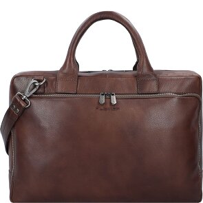 Plevier Vintage Bill Aktentasche Leder 40 cm Laptopfach
