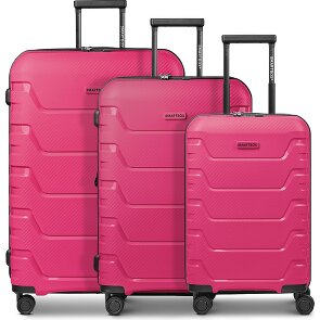 Smartbox Edition 01 4 Rollen Kofferset 3-teilig mit Dehnfalte