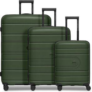 Redolz Essentials 11 4 Rollen Kofferset 3-teilig mit Dehnfalte Redolz Essentials 11 4 Rollen Kofferset 3-teilig mit Dehnfalte