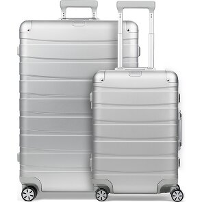 Redolz Pro Aluminium 4 Rollen Kofferset 2-teilig
