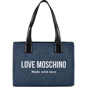 Love Moschino Denim Signature Love Shopper Tasche 35 cm