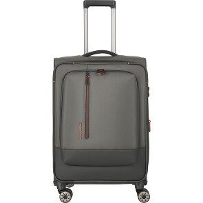 Travelite Crosslite 5.0 4 Rollen Trolley M 66 cm mit Dehnfalte