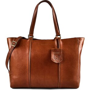 Burkely Fine Florence Shopper Tasche Leder 36 cm Laptopfach