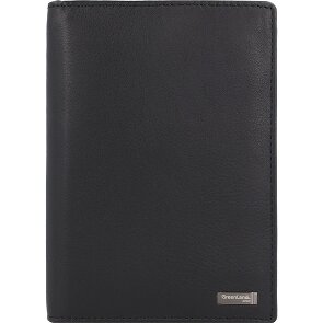 Greenland Nature Black Nappa Reisepassetui RFID Leder 11,5 cm