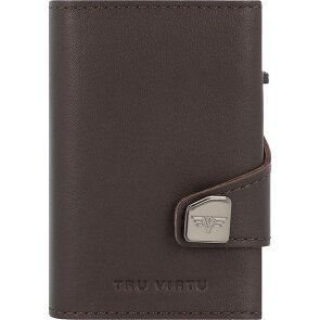 Tru Virtu Click & Slide Kreditkartenetui Geldbörse RFID Leder 6,5 cm Tru Virtu Click & Slide Kreditkartenetui Geldbörse RFID Leder 6,5 cm