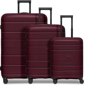 Redolz Essentials 11 4 Rollen Kofferset 3-teilig mit Dehnfalte Redolz Essentials 11 4 Rollen Kofferset 3-teilig mit Dehnfalte