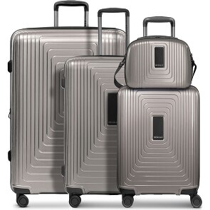 Redolz Essentials 14 4-Rollen Kofferset + Beautycase 4 tlg. mit Dehnfalte