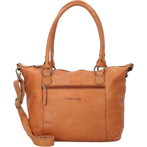Greenland Nature GreenLand NATURE Schultertasche Leder 33 cm