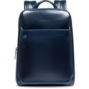 Piquadro Blue Square Daypack RFID Schutz Leder 37 cm Laptopfach