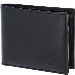 oxmox Leather Geldbörse RFID Schutz Leder 12 cm