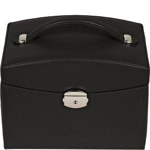 Windrose Beluga Schmuckkasten Leder 21.5 cm