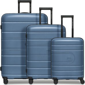 Redolz Essentials 11 4 Rollen Kofferset 3-teilig mit Dehnfalte