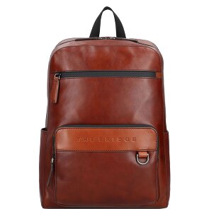 The Bridge Damiano Business-Rucksack Leder 39 cm Laptopfach