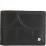  Up Geldbörse RFID Schutz Leder 11 cm Geldscheinklammer Variante black-orange