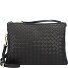 Piuma Umhängetasche Leder 25 cm Variante black-gold Piuma Umhängetasche Leder 25 cm Variante black-gold