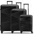 Collection 02 THE THREE SET 4 Rollen Kofferset 3-teilig Variante black metallic Collection 02 THE THREE SET 4 Rollen Kofferset 3-teilig Variante black metallic