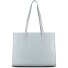  Arva Schultertasche Leder 40 cm Variante misty blue