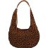  For Lovers Schultertasche Leder 45 cm Variante leo print