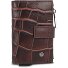 Fano C-Four Geldbörse RFID Schutz Leder 7 cm Variante darkbrown  Fano C-Four Geldbörse RFID Schutz Leder 7 cm Variante darkbrown