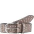  Nietengürtel Leder Variante taupe | 80 cm
