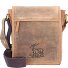  Vintage Umhängetasche Leder 20 cm Variante brown