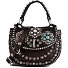  Afrodite Mini Bag Handtasche Leder 18 cm Variante moro