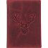  Vintage Ausweisetui Leder 12.5 cm Variante rusty red