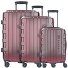  Galatea 4-Rollen Kofferset 3tlg. Variante rot