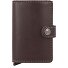 Miniwallet Original Kreditkartenetui Geldbörse RFID Leder 6,5 cm Variante chocolate Miniwallet Original Kreditkartenetui Geldbörse RFID Leder 6,5 cm Variante chocolate
