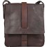 Loreto Paris Umhängetasche Leder 23 cm Variante darkbrown  Loreto Paris Umhängetasche Leder 23 cm Variante darkbrown