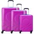 x United Colors of Benetton Fabrica 4-Rollen Kofferset 3 tlg. Variante purple x United Colors of Benetton Fabrica 4-Rollen Kofferset 3 tlg. Variante purple