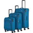 Chios 4 Rollen Kofferset 3-teilig mit Dehnfalte Variante petrol Chios 4 Rollen Kofferset 3-teilig mit Dehnfalte Variante petrol