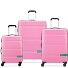 x United Colors of Benetton Now Hardside 4-Rollen Kofferset 3 tlg. mit Dehnfalte Variante pink x United Colors of Benetton Now Hardside 4-Rollen Kofferset 3 tlg. mit Dehnfalte Variante pink