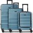  Dublin 4 Rollen Kofferset 3-teilig mit Dehnfalte Variante ice blue