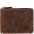  Vintage Geldbörse Leder 13 cm Variante antikbraun