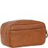  Bergamo Kulturbeutel Leder 27 cm Variante hellbraun