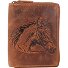  Vintage Geldbörse Leder 12.5 cm Variante horse