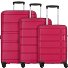 summer splash 4 Rollen Kofferset 3-teilig Variante burgundy summer splash 4 Rollen Kofferset 3-teilig Variante burgundy
