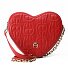 Fashion Schultertasche Leder 19 cm Variante lipstick red Fashion Schultertasche Leder 19 cm Variante lipstick red