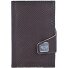  Click & Slide Kreditkartenetui Geldbörse RFID Leder 6,5 cm Variante Aluminium Core silver
