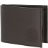  Leather Geldbörse RFID Schutz Leder 11 cm Variante braun-circle bloom