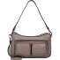  Maia Schultertasche S Leder 25 cm Variante neutral gray