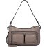  Maia Schultertasche S Leder 25 cm Variante neutral gray