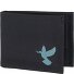  New Cryptan Geldbörse RFID Schutz 8.5 cm Variante schwarz-freedom pigeon cyan
