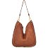 Mogano Schultertasche Leder 44 cm Variante cognac  Mogano Schultertasche Leder 44 cm Variante cognac