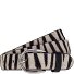  Gürtel Leder Variante white-black | 105 cm
